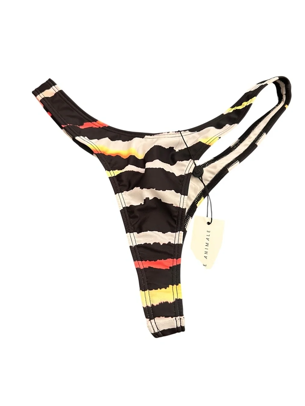 NWT minimale animale Wall Street thong bottom acid tiger M